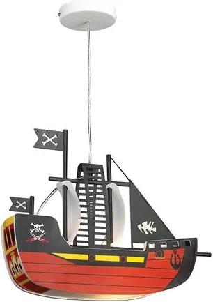 RABALUX Kinderlamp Piratenschip met 1 fitting