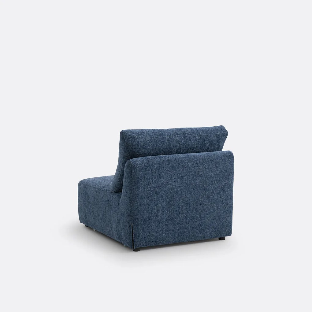 Modulaire fauteuil, gemêleerd chenille, Monica
