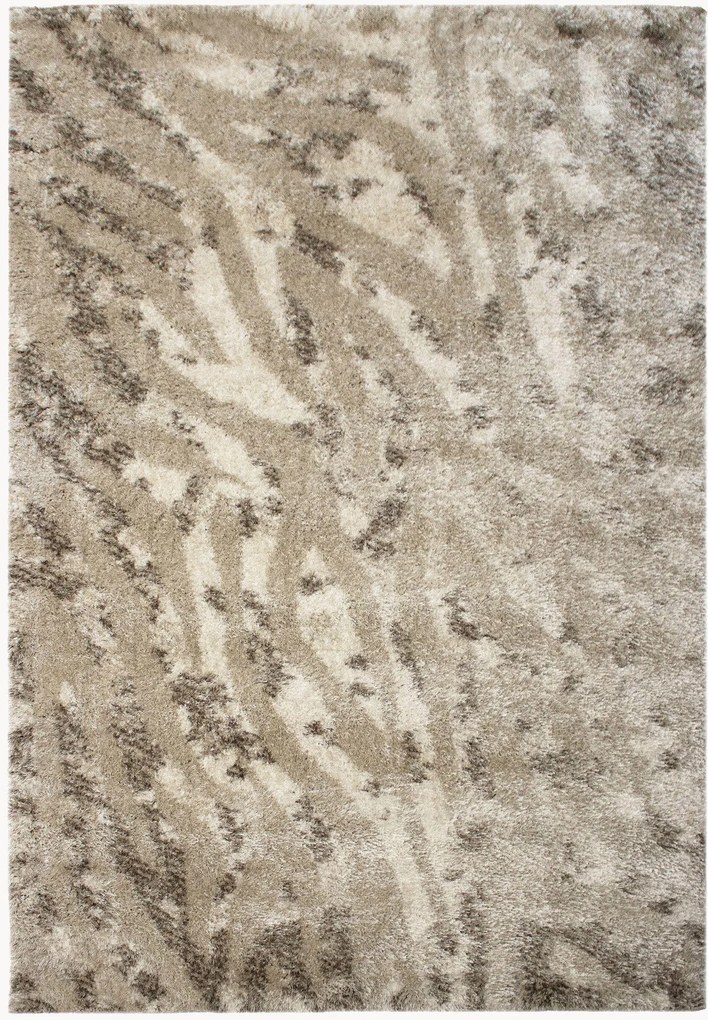 Hoogpolig vloerkleed Leopard Abstract