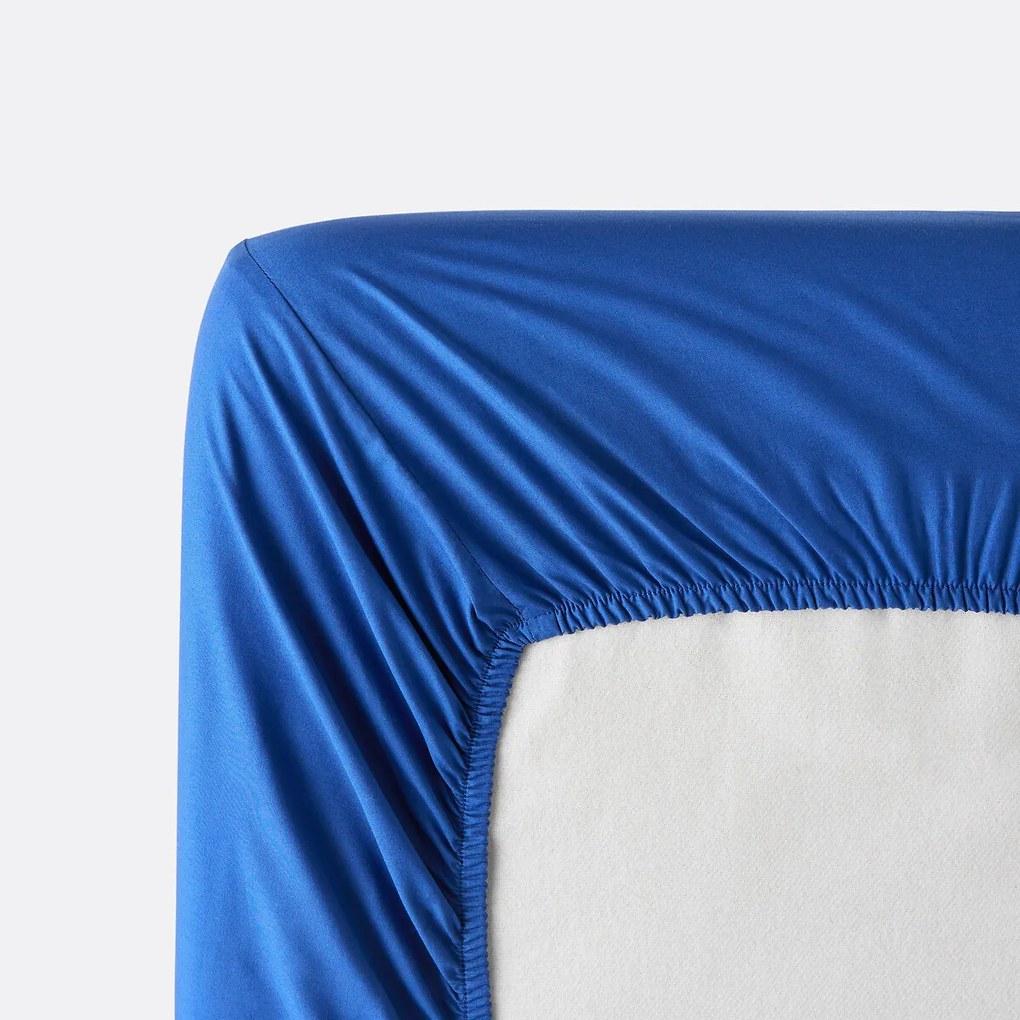 Hoeslaken van perkal katoen, 80 draden, 35 cm kop, Scenario