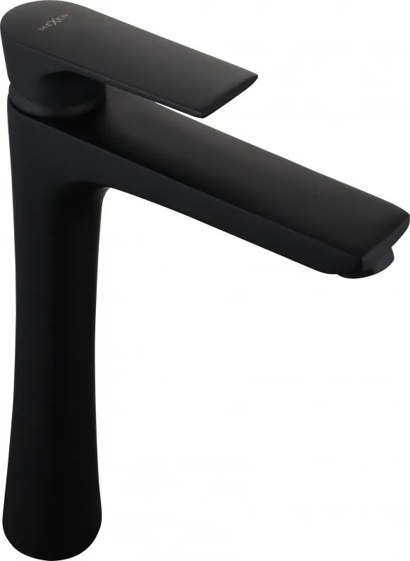 Mexen Axel hoge wastafelmengkraan, zwart - 73810-70