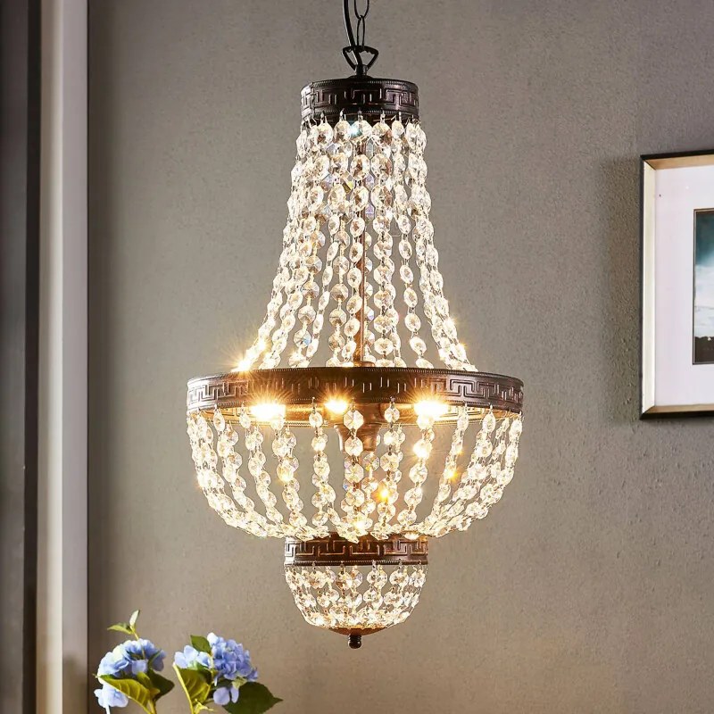 Fascinerende hanglamp Jorve met kristal - lampen-24