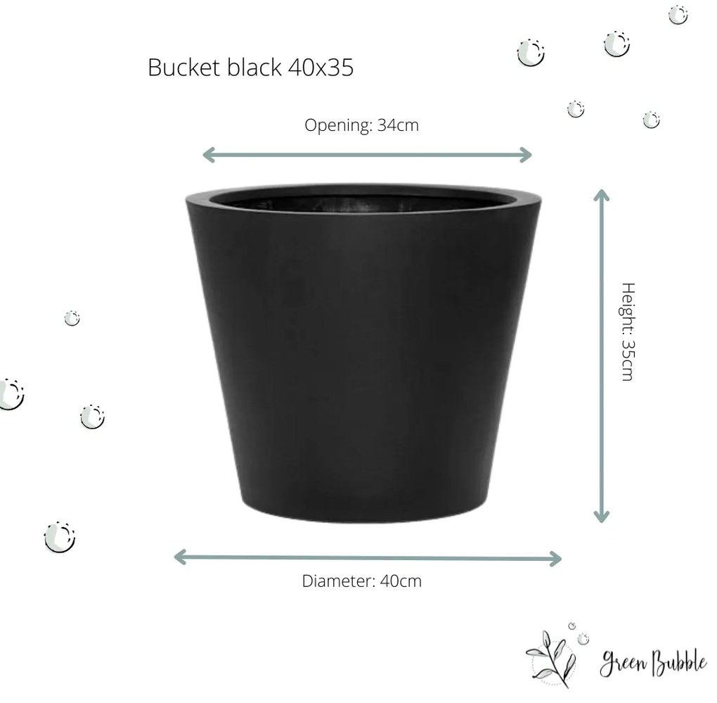 Pot Bucket Black