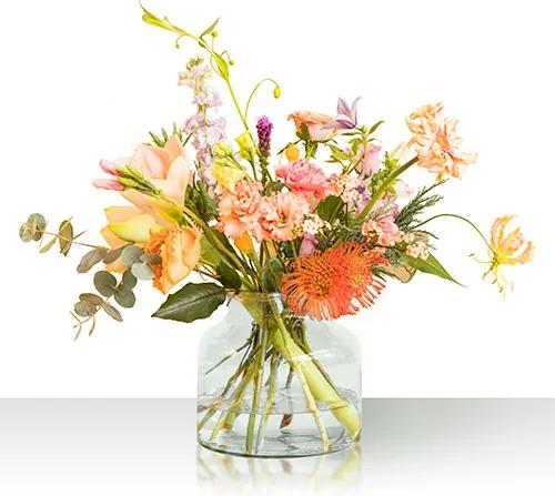 bloomon bloemenabonnement S size. Gebruik code MISTLETOE en krijg een keramische vaas cadeau!