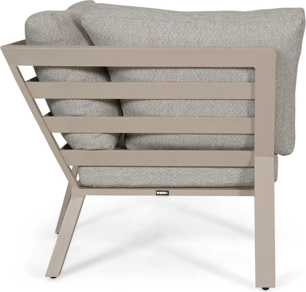 Hoek loungeset 6 personen Aluminium Zand/Beige  Lifestyle Garden Furniture Melone
