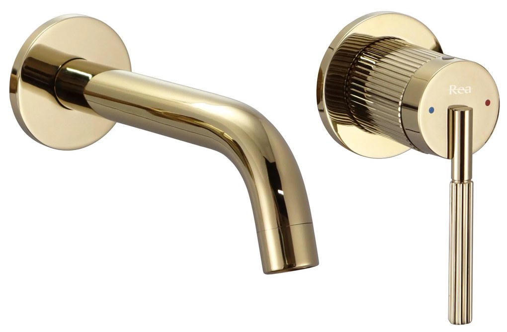Inbouw wastafelkraan Rea Argon Gold + BOX