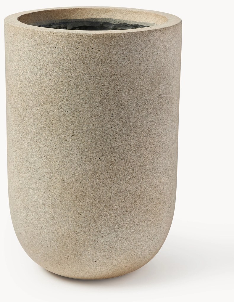 Outdoor plantenpot Tuscany van beton, H 34 cm
