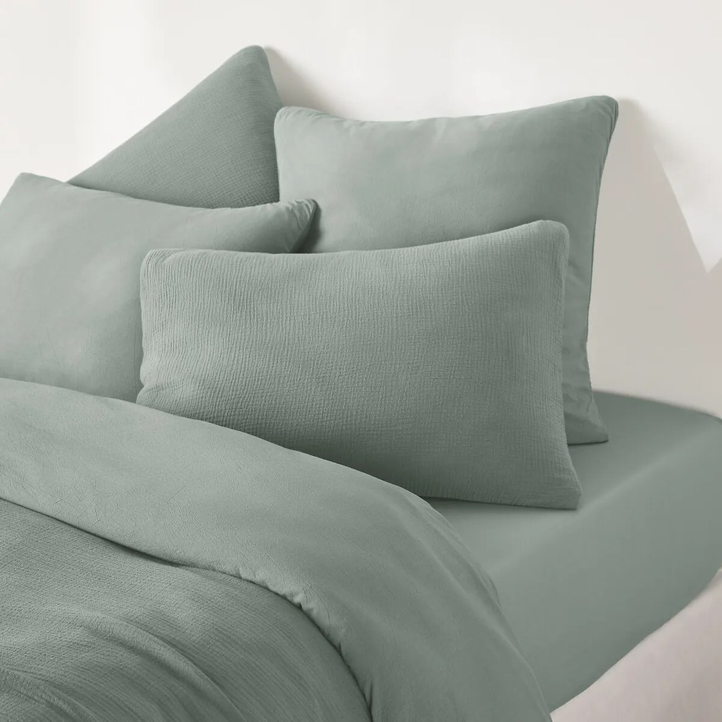 Kussenhoes, katoen gaas/gewassen katoen, KUMCO