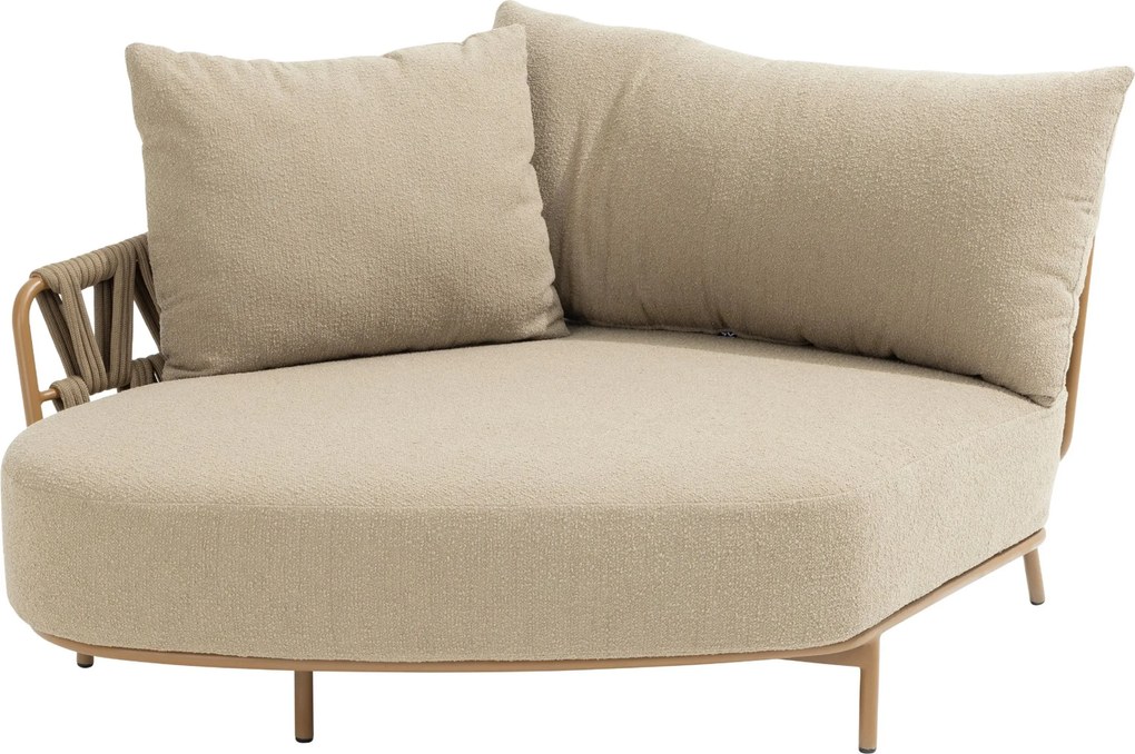 Chaise Loungeset  Rope Zand/Beige  Seasons