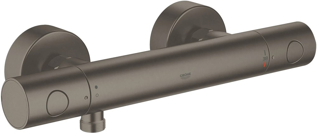 Grohe Grohtherm 1000 Cosmopolitan douche thermostaatkraan hard graphite geborsteld