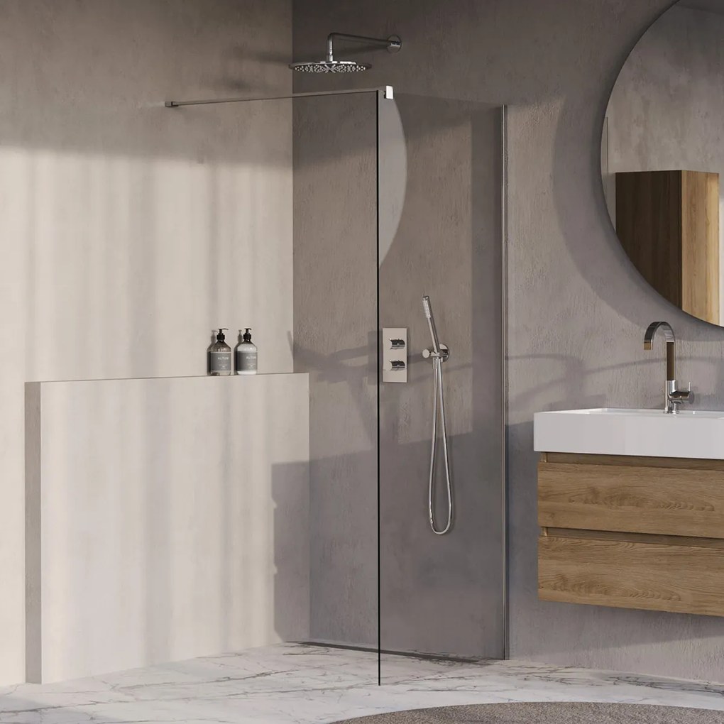 Brauer Oblivion inloopdouche helder glas 70cm chroom