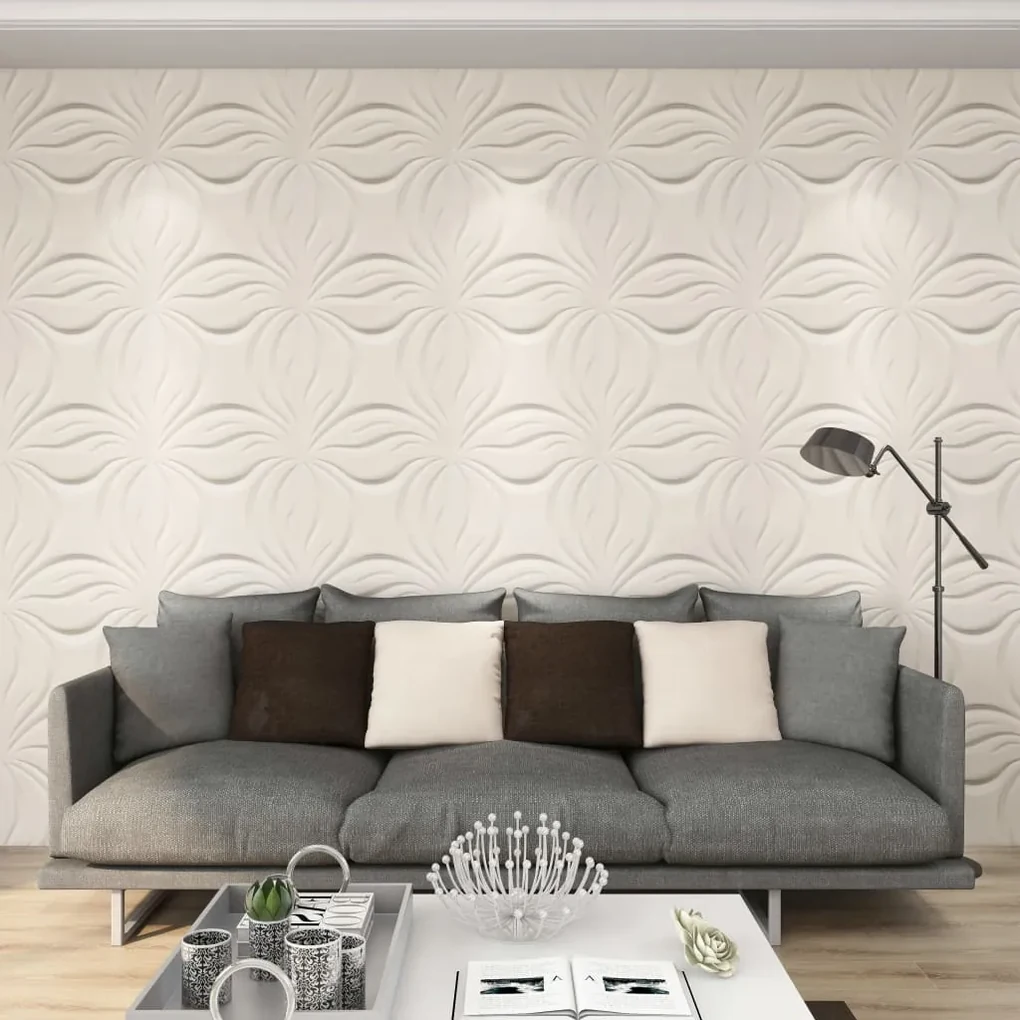 vidaXL 24 st Wandpanelen 3D 6 m² 0,5x0,5 m