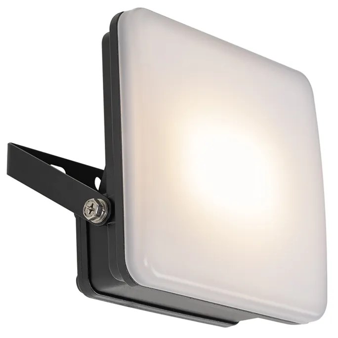 Buitenlamp Smart straler zwart 12,8 cm incl. LED IP65 met grondpin - Ruud Modern IP65 Buitenverlichting vierkant