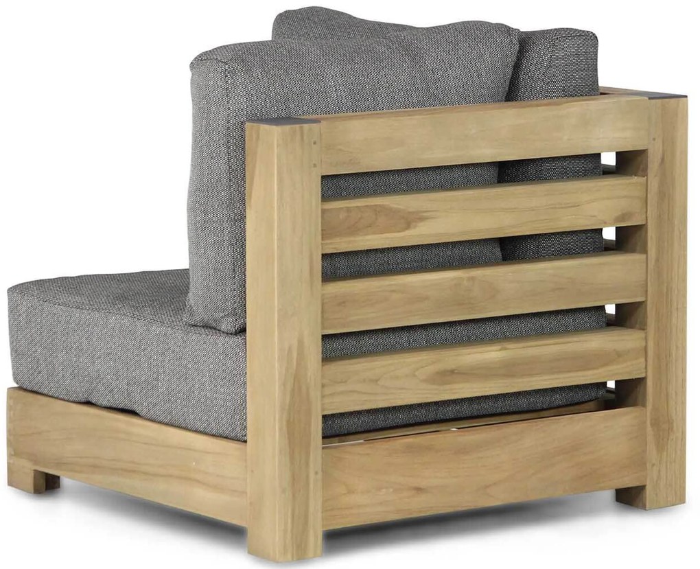 Loungeset 5 personen Teak Old teak greywash Santika Furniture Santika