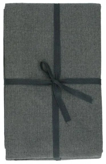 Tafelkleed rond, GOTS bio-katoen, antraciet,Ø 180 cm