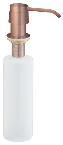 Xellanz inbouw zeeppompje kunststof fles 250ml geborsteld koper 28.3603