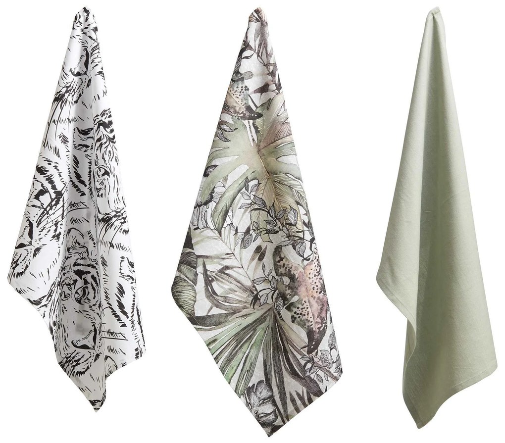 Theedoeken Bladeren Groen