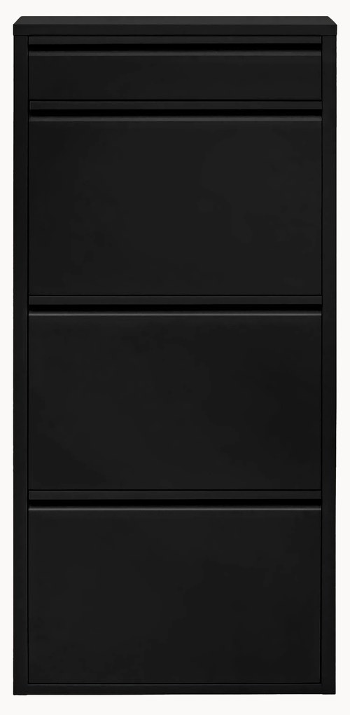 Wandschoenenkast Caruso met opvouwbare vakken