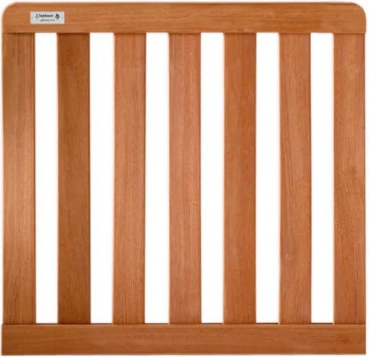 Tuinpoort hardhout bankirai Luxe recht rvs 100 x 90 cm