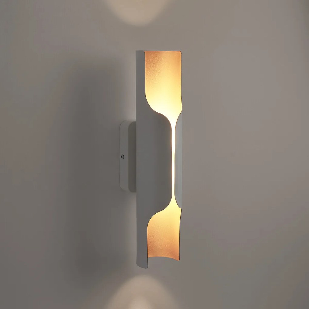 Simpele wandlamp, geïntegreerde LED, Henrio