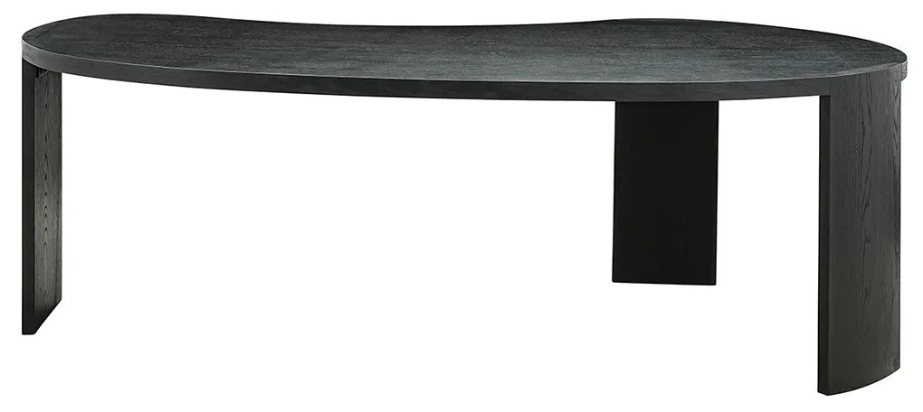 Richmond Interiors Navarino Organische Eettafel Zwart Hout - 230 X 112cm.