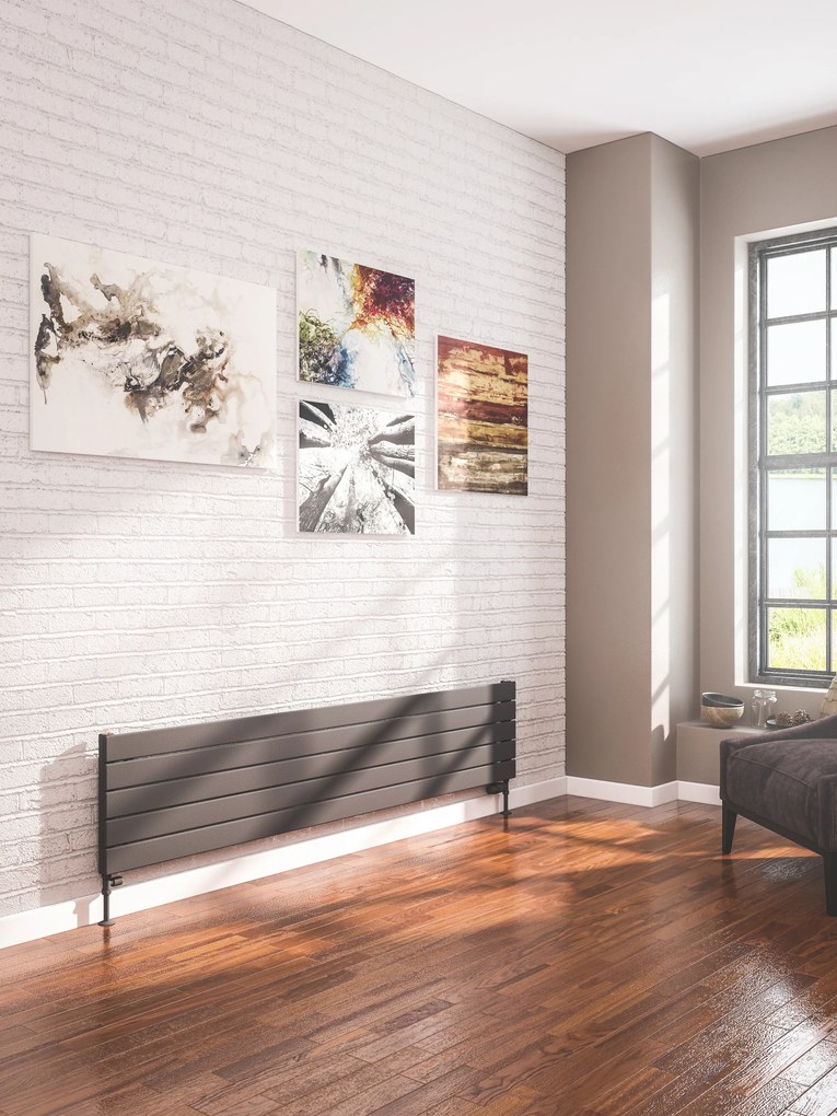 Eastbrook Addington type 10 radiator 35x180cm staal 931W antraciet
