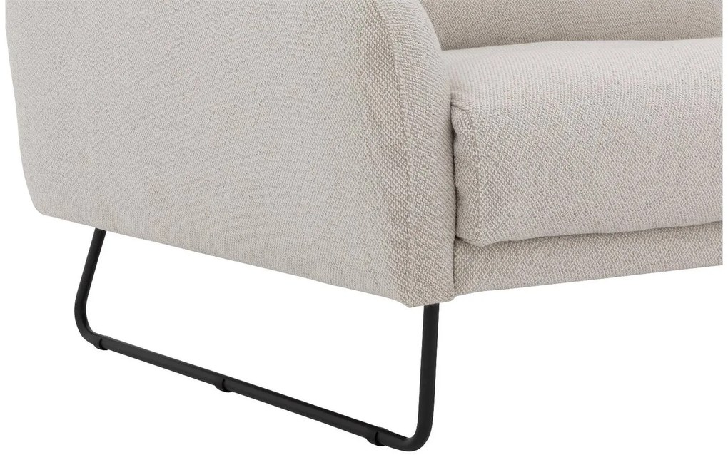Goossens Excellent Bank Gs-2105 beige, stof, 3-zits, elegant chic