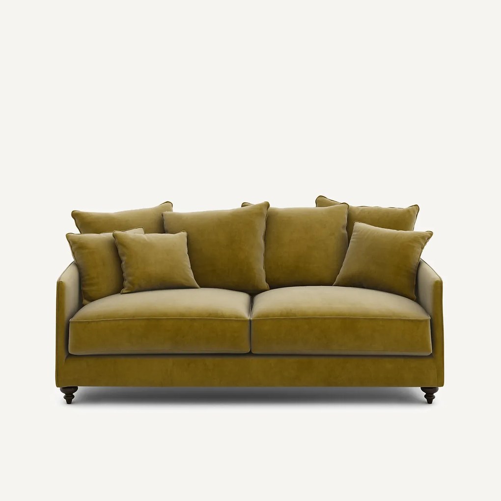 Omvormbare 3-zits fluwelen zetel, Lazare