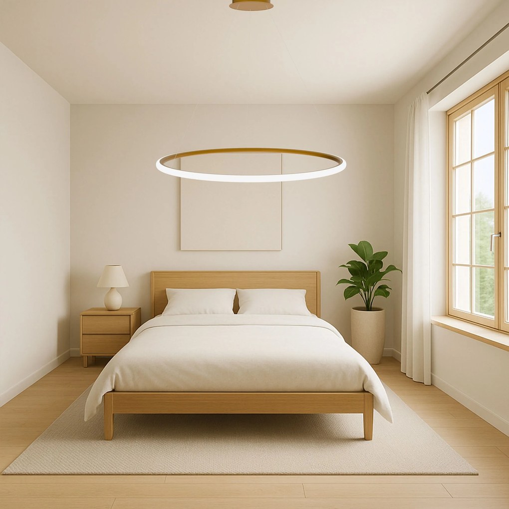 Hanglamp LHJ004-CP 40 cm BRUSH GOLD