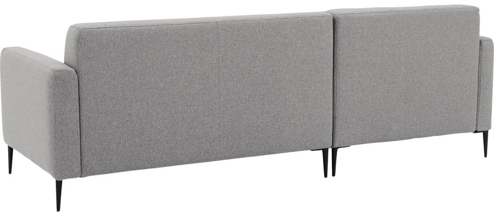 Goossens  Key West lichtgrijs, stof, 2-zits, modern design