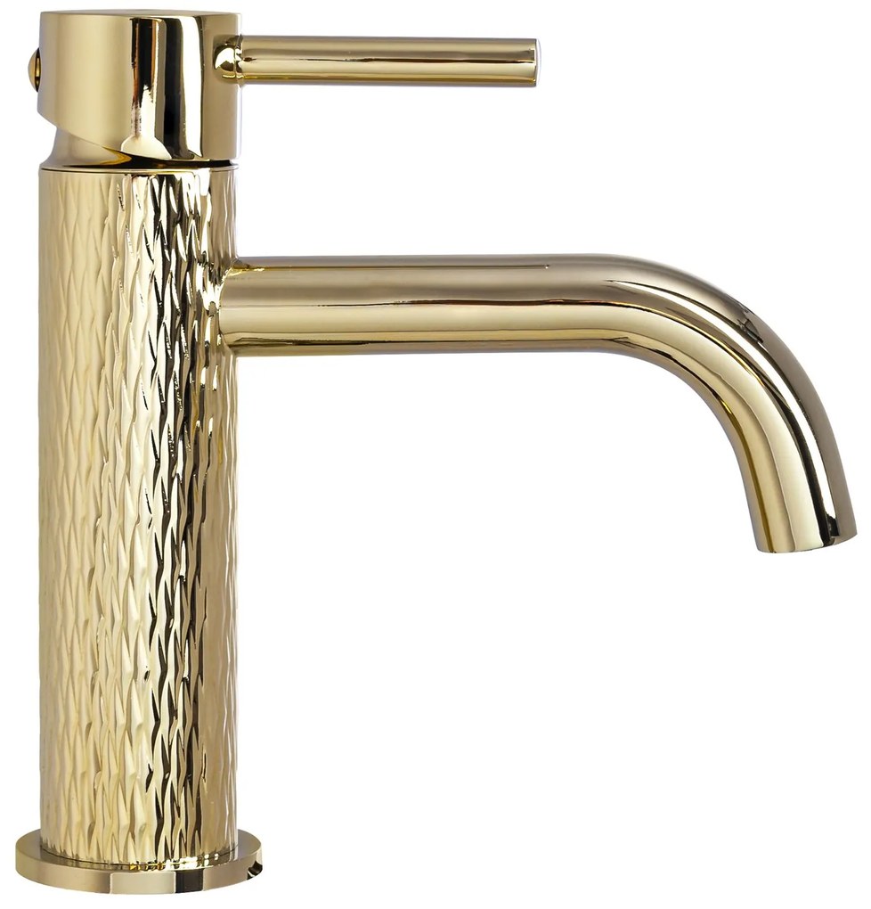 Wastafelkraan Rea Lungo Art Gold Low