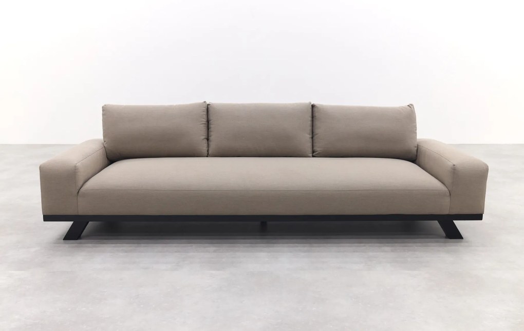 Barcelona/Royalty Sunbrella stoel-bank loungeset - Taupe - 5-delig