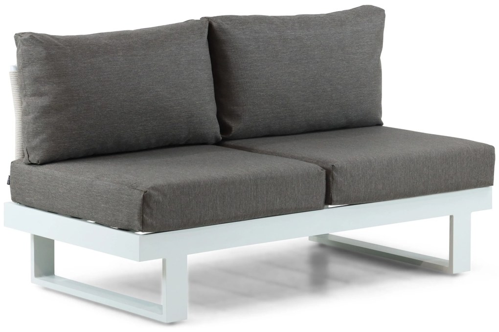 Hoek loungeset 6 personen Aluminium Wit  Lifestyle Garden Furniture Lorenzo