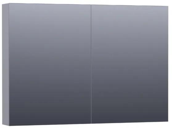 Saniclass Plain Spiegelkast 99x70x15cm Mat Grijs SK-PL100MG