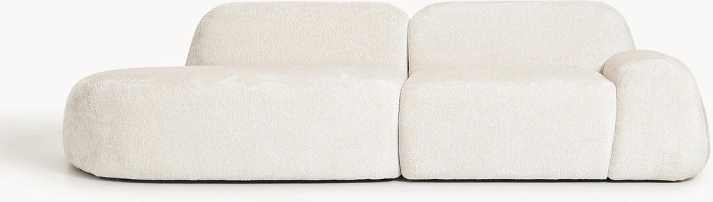 Modulaire teddy bouclé chaise Wolke (3-zits)
