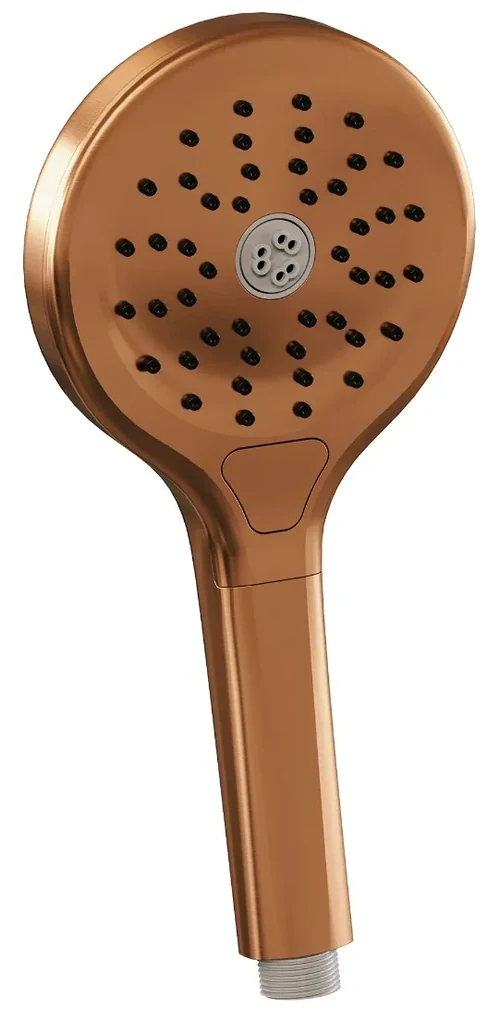 Brauer Copper Edition thermostatische inbouw regendouche met 3 standen handdouche, plafondarm en hoofddouche 20cm set 59 koper geborsteld PVD