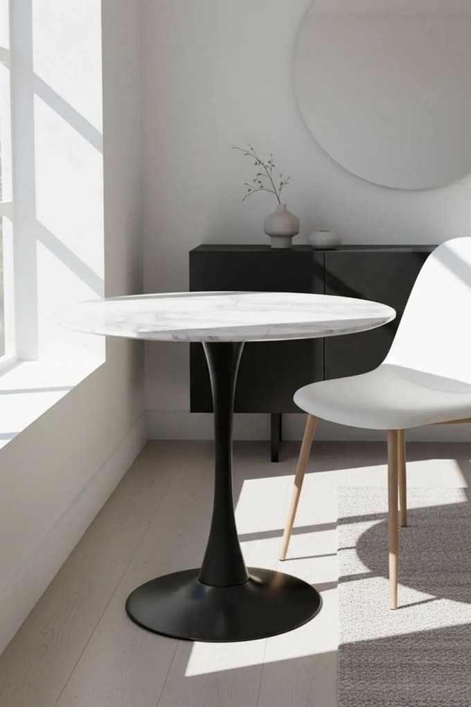 Kolio Tafel 80 cm Marmer