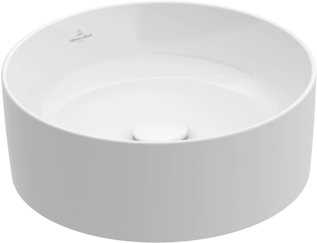 Villeroy & Boch Collaro Opzetwastafel Ø 40x14,5cm wit alpin