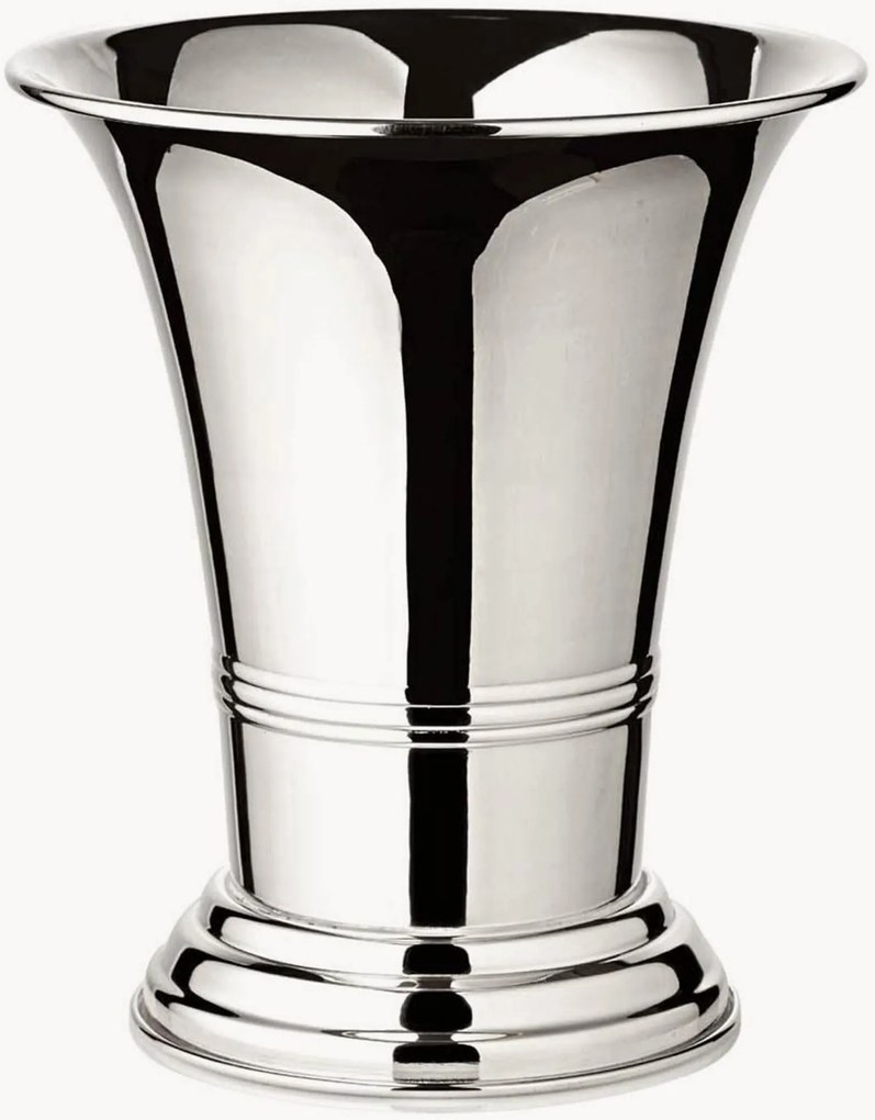 Verzilverde vaas Tromba