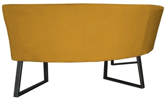 Eetkamerbank - Rotterdam - stof Element goud 08 - geschikt voor tafel 130 cm