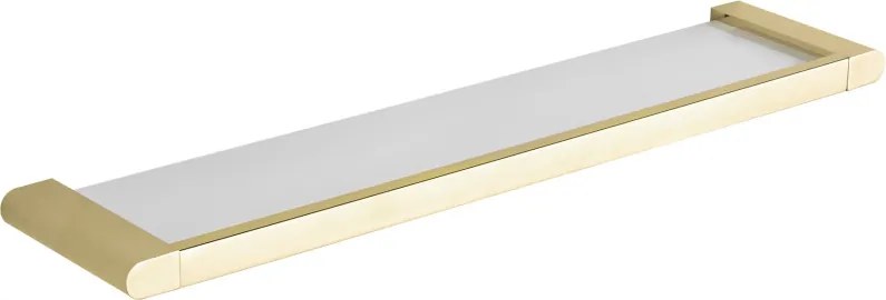 Mexen Adox hangende glazen plank, goud - 7018237-50