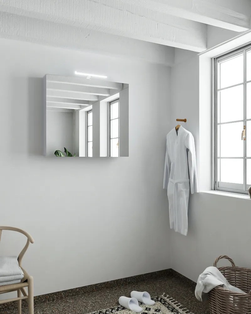 Mondiaz Cubb spiegelkast 50x70x16cm kleur cale met 1 deur