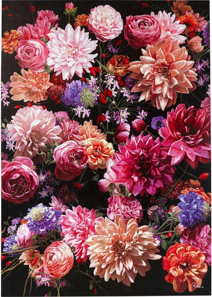 Groot Bloemen Schilderij 140x200 Cm