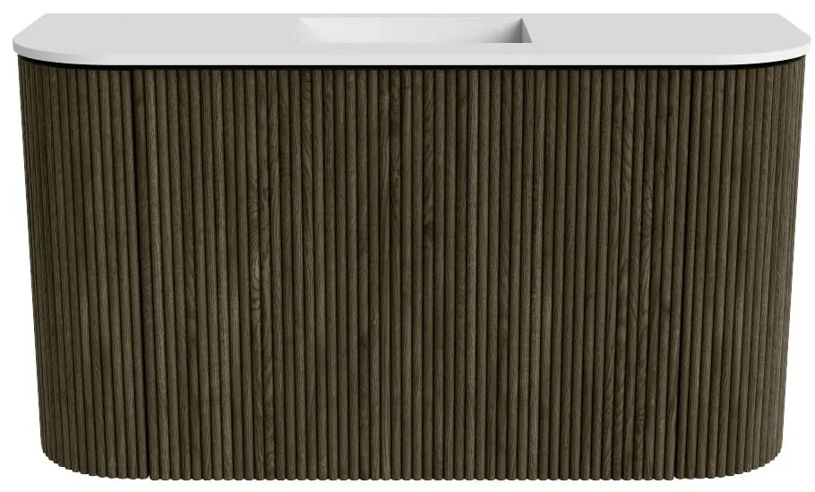 Mondiaz Joya 75cm toiletmeubel ronding links/rechts shadow met wastafel faye midden zonder kraangat talc