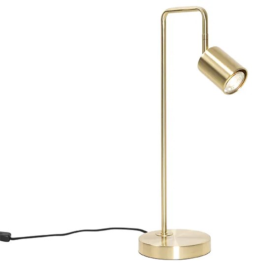 Moderne tafellamp messing verstelbaar - Java