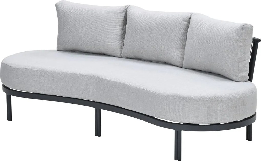 Garden Impressions Toscana loungebank L225 cm - donker grijs