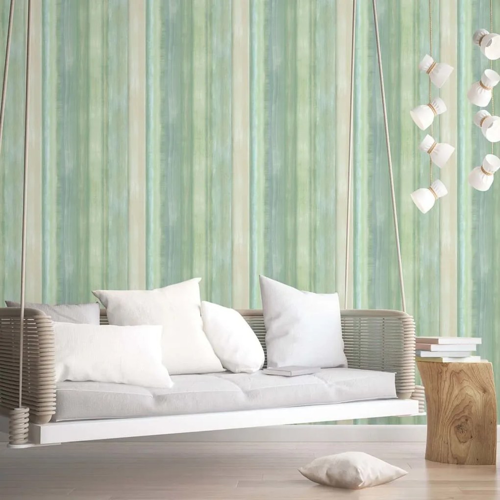 Noordwand Evergreen Behang Gradient Stripes groen