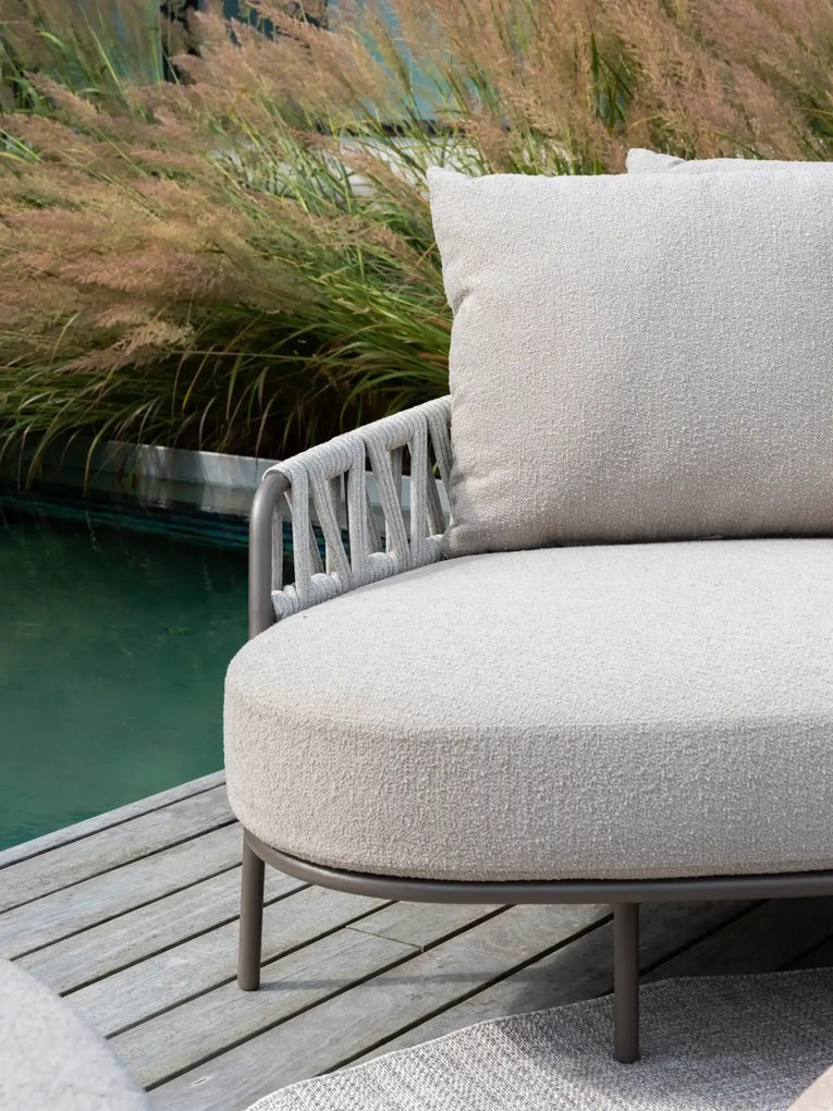 Taste by 4 Seasons Calma chaise loungebank terre SALE Loungebank bruin weerbestendig