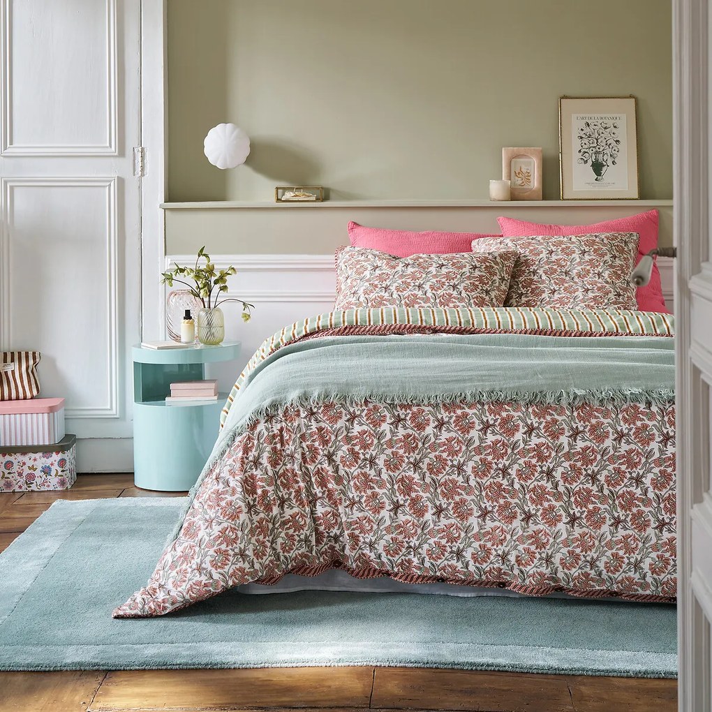 Vloerkleed in wol en viscose, Duoma