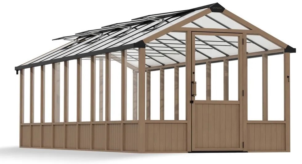 Natura Cedar polycarbonaat kas 2,37 x 6,4 m Palram - Canopia